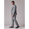 Tiavllya Fashion 3 Pieces Mens Suit Flat Notch Lapel Tuxedos (Blazer+vest+Pants)