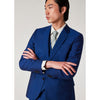 Tiavllya Fashion 3 Pieces Mens Suit Flat Notch Lapel Tuxedos (Blazer+vest+Pants)