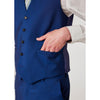 Tiavllya Fashion 3 Pieces Mens Suit Flat Notch Lapel Tuxedos (Blazer+vest+Pants)