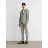 Tiavllya Fashion 3 Pieces Mens Suit Flat Notch Lapel Tuxedos (Blazer+vest+Pants)