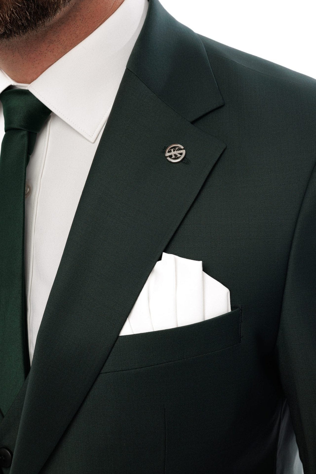 Tiavllya Fashion 3 Pieces Mens Suit Flat Notch Lapel Tuxedos (Blazer+vest+Pants)