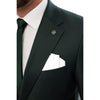 Tiavllya Fashion 3 Pieces Mens Suit Flat Notch Lapel Tuxedos (Blazer+vest+Pants)