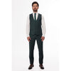 Tiavllya Fashion 3 Pieces Mens Suit Flat Notch Lapel Tuxedos (Blazer+vest+Pants)