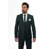 Tiavllya Fashion 3 Pieces Mens Suit Flat Notch Lapel Tuxedos (Blazer+vest+Pants)