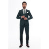 Tiavllya Fashion 3 Pieces Mens Suit Flat Notch Lapel Tuxedos (Blazer+vest+Pants)