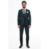 Tiavllya Fashion 3 Pieces Mens Suit Flat Notch Lapel Tuxedos (Blazer+vest+Pants)