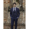 Tiavllya Fashion 3 Pieces Mens Suit Flat Notch Lapel Tuxedos (Blazer+vest+Pants)