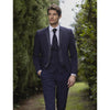 Tiavllya Fashion 3 Pieces Mens Suit Flat Notch Lapel Tuxedos (Blazer+vest+Pants)