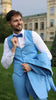 Tiavllya Fashion 3 Pieces Mens Suit Flat Notch Lapel Tuxedos (Blazer+vest+Pants)