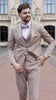Tiavllya Fashion 3 Pieces Mens Suit Flat Notch Lapel Tuxedos (Blazer+vest+Pants)