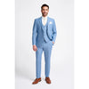 Tiavllya Fashion 3 Pieces Mens Suit Flat Notch Lapel Tuxedos (Blazer+vest+Pants)