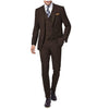 Tiavllya Fashion 3 Pieces Mens Suit Flat Notch Lapel Tuxedos For Wedding (Blazer+vest+Pants)