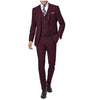 Tiavllya Fashion 3 Pieces Mens Suit Flat Notch Lapel Tuxedos For Wedding (Blazer+vest+Pants)