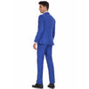 Tiavllya Fashion 3 Pieces Mens Suit Flat Notch Lapel Tuxedos For Wedding (Blazer+vest+Pants)