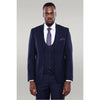 Tiavllya Fashion 3 Pieces Mens Suit Flat Peak Lapel Tuxedos (Blazer+vest+Pants)