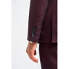 Tiavllya Fashion 3 Pieces Mens Suit Flat Peak Lapel Tuxedos (Blazer+vest+Pants)