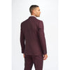 Tiavllya Fashion 3 Pieces Mens Suit Flat Peak Lapel Tuxedos (Blazer+vest+Pants)