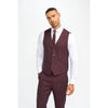 Tiavllya Fashion 3 Pieces Mens Suit Flat Peak Lapel Tuxedos (Blazer+vest+Pants)