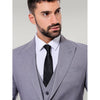 Tiavllya Fashion 3 Pieces Mens Suit Flat Peak Lapel Tuxedos (Blazer+vest+Pants)