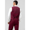 Tiavllya Fashion 3 Pieces Mens Suit Flat Peak Lapel Tuxedos (Blazer+vest+Pants)