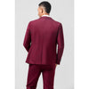 Tiavllya Fashion 3 Pieces Mens Suit Flat Peak Lapel Tuxedos (Blazer+vest+Pants)