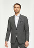 Tiavllya Fashion Men's 2 Pieces Houndstooth Peak Lapel Tuxedos (Blazer+Pants)