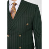 Tiavllya Fashion Men's 2 Pieces Slim Fit Striped Peak Lapel Tuxedos (Blazer+Pants)