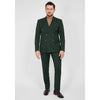 Tiavllya Fashion Men's 2 Pieces Slim Fit Striped Peak Lapel Tuxedos (Blazer+Pants)