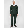 Tiavllya Fashion Men's 2 Pieces Slim Fit Striped Peak Lapel Tuxedos (Blazer+Pants)