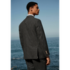 Tiavllya Fashion Men's 2 Pieces Slim Fit Striped Peak Lapel Tuxedos (Blazer+Pants)
