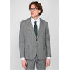 Tiavllya Fashion Men's 2 Pieces Slim Fit Striped Peak Lapel Tuxedos (Blazer+Pants)