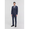 Tiavllya Fashion Men's 2 Pieces Slim Fit Striped PeakLapel Tuxedos (Blazer+Pants)
