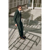 Tiavllya Fashion Men's 3 Pieces Flat Notch Lapel Tuxedos For Party (Blazer+vest+Pants)