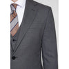 Tiavllya Fashion Men's 3 Pieces Flat Notch Lapel Tuxedos For Party (Blazer+vest+Pants)