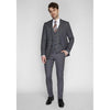 Tiavllya Fashion Men's 3 Pieces Flat Notch Lapel Tuxedos For Party (Blazer+vest+Pants)