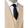 Tiavllya Fashion Men's 3 Pieces Flat Notch Lapel Tuxedos For Party (Blazer+vest+Pants)
