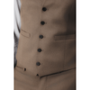 Tiavllya Fashion Men's 3 Pieces Flat Notch Lapel Tuxedos For Party (Blazer+vest+Pants)