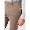Tiavllya Fashion Men's 3 Pieces Flat Notch Lapel Tuxedos For Party (Blazer+vest+Pants)