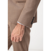 Tiavllya Fashion Men's 3 Pieces Flat Notch Lapel Tuxedos For Party (Blazer+vest+Pants)