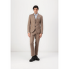 Tiavllya Fashion Men's 3 Pieces Flat Notch Lapel Tuxedos For Party (Blazer+vest+Pants)