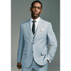 Tiavllya Fashion Men's 3 Pieces Flat Notch Lapel Tuxedos For Party (Blazer+vest+Pants)