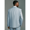 Tiavllya Fashion Men's 3 Pieces Flat Notch Lapel Tuxedos For Party (Blazer+vest+Pants)