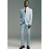 Tiavllya Fashion Men's 3 Pieces Flat Notch Lapel Tuxedos For Party (Blazer+vest+Pants)