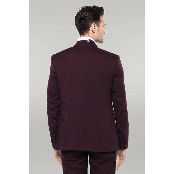 Tiavllya Fashion Men's 3 Pieces Flat Peak Lapel Tuxedos For Party (Blazer+vest+Pants)