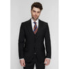 Tiavllya Fashion Men's 3 Pieces Flat Peak Lapel Tuxedos For Party (Blazer+vest+Pants)