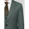 Tiavllya Fashion Men's 3 Pieces Flat Peak Lapel Tuxedos For Party (Blazer+vest+Pants)