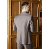 Tiavllya Fashion Men's 3 Pieces Flat Peak Lapel Tuxedos For Party (Blazer+vest+Pants)