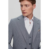 Tiavllya Fashion Men's 3 Pieces Houndstooth Notch Lapel Tuxedos (Blazer+vest+Pants)