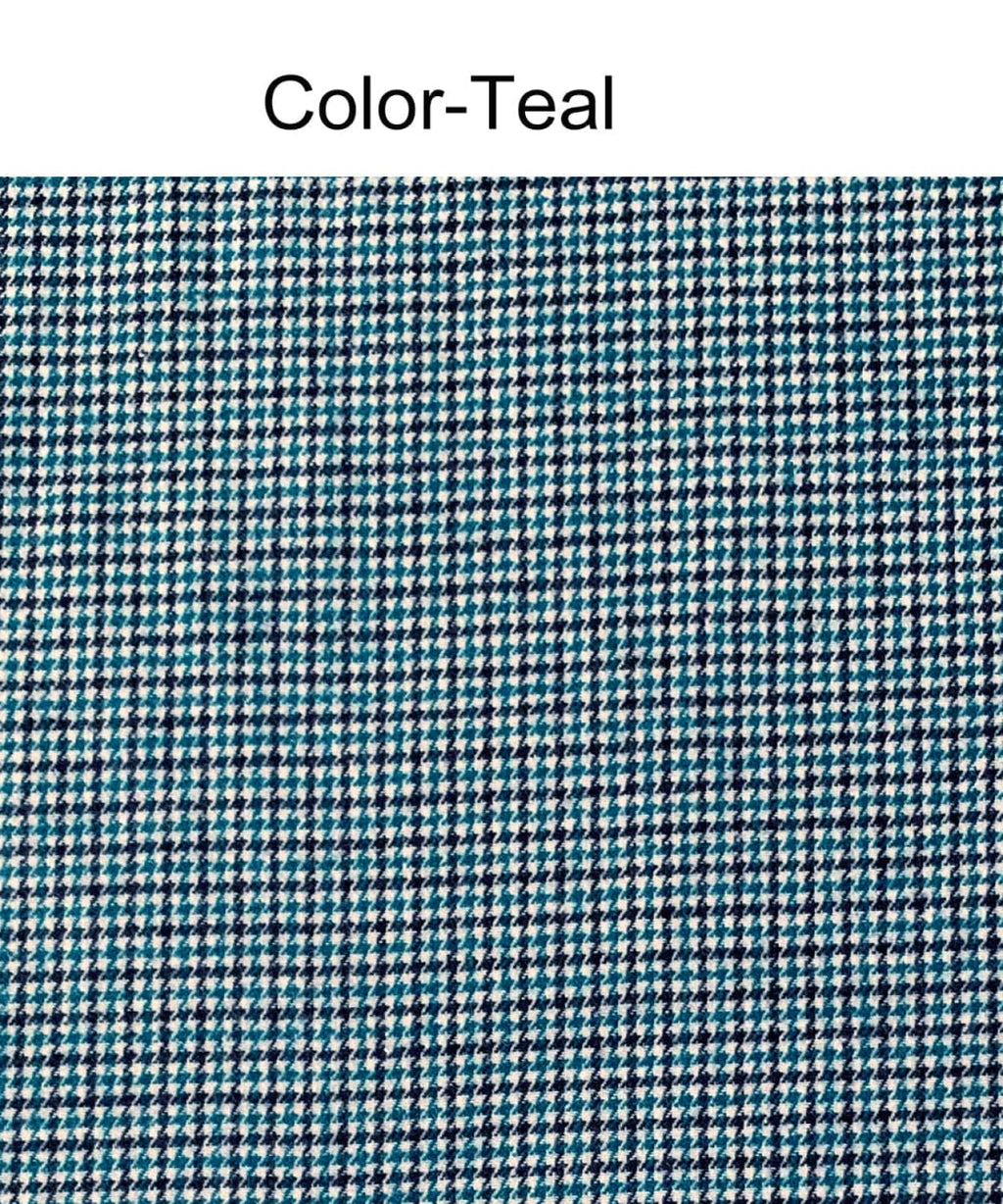 Tiavllya Fashion Men's 3 Pieces Houndstooth Peak Lapel Tuxedos (Blazer+vest+Pants)