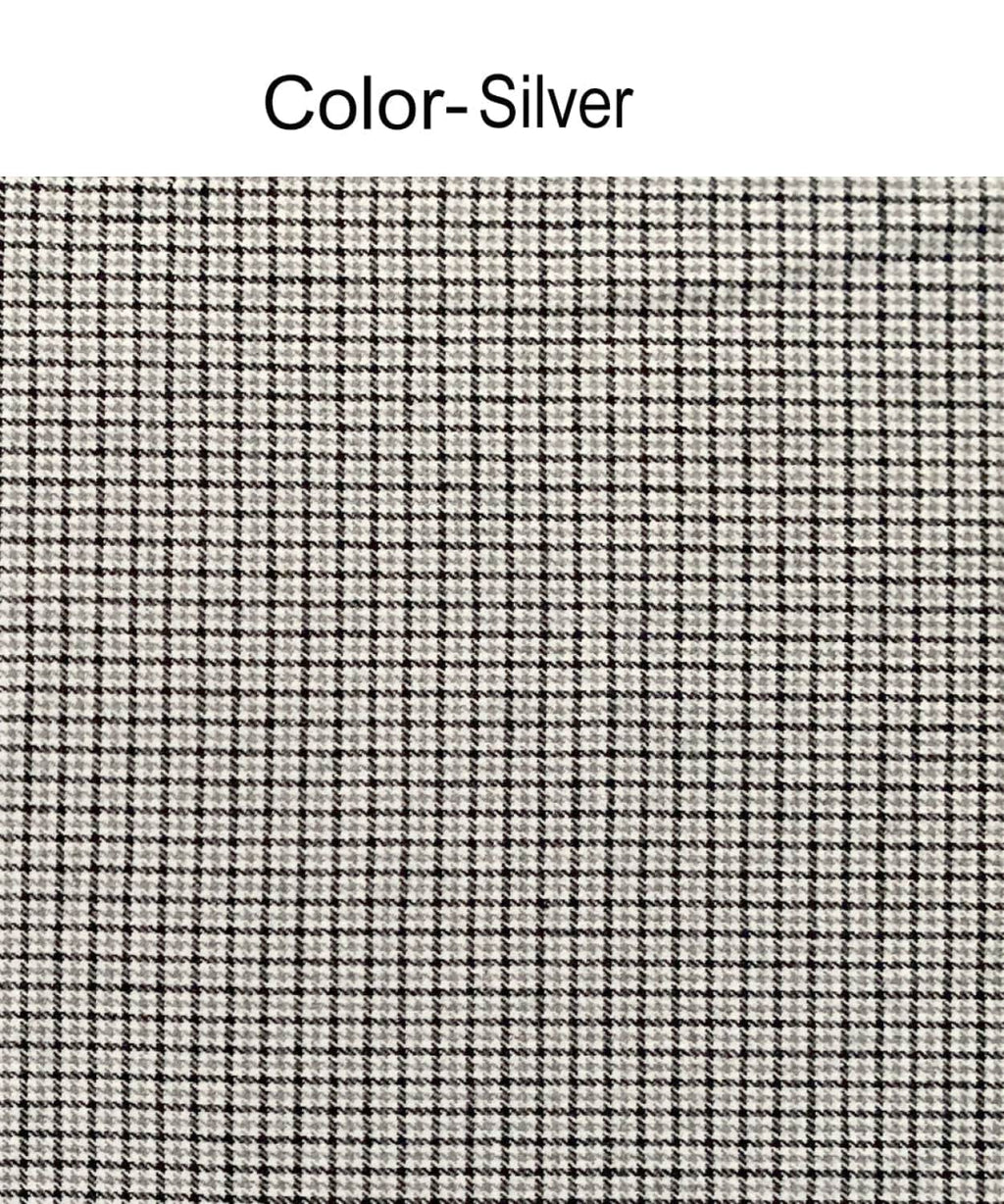 Tiavllya Fashion Men's 3 Pieces Houndstooth Peak Lapel Tuxedos (Blazer+vest+Pants)